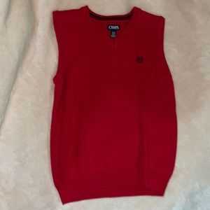 Red Kids Chaps sweater vest